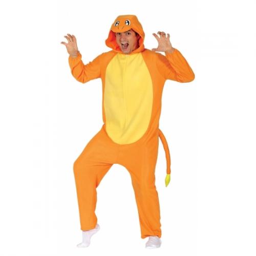 Verkleed oranje cartoonfiguur kostuum