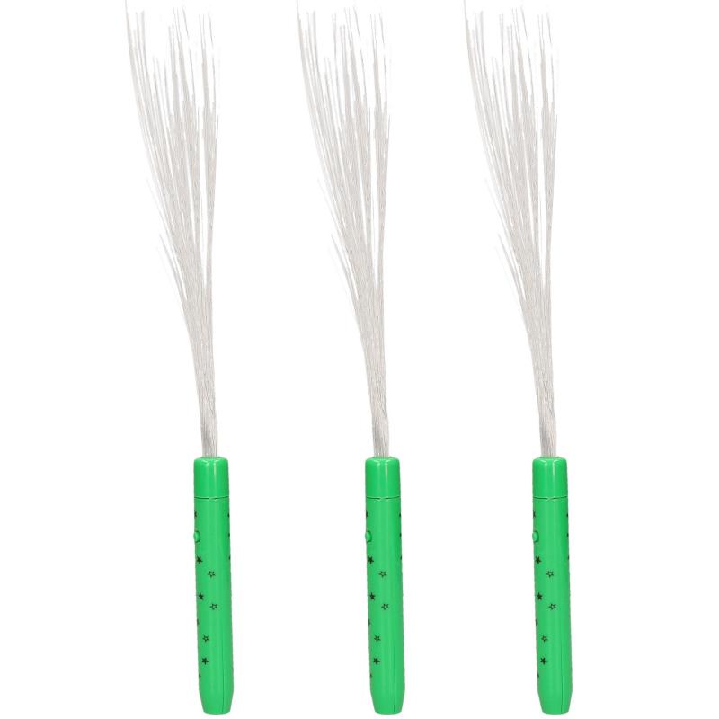 Fiberstick - 3x - magische LED licht stick - festival/evenementen lichtjes